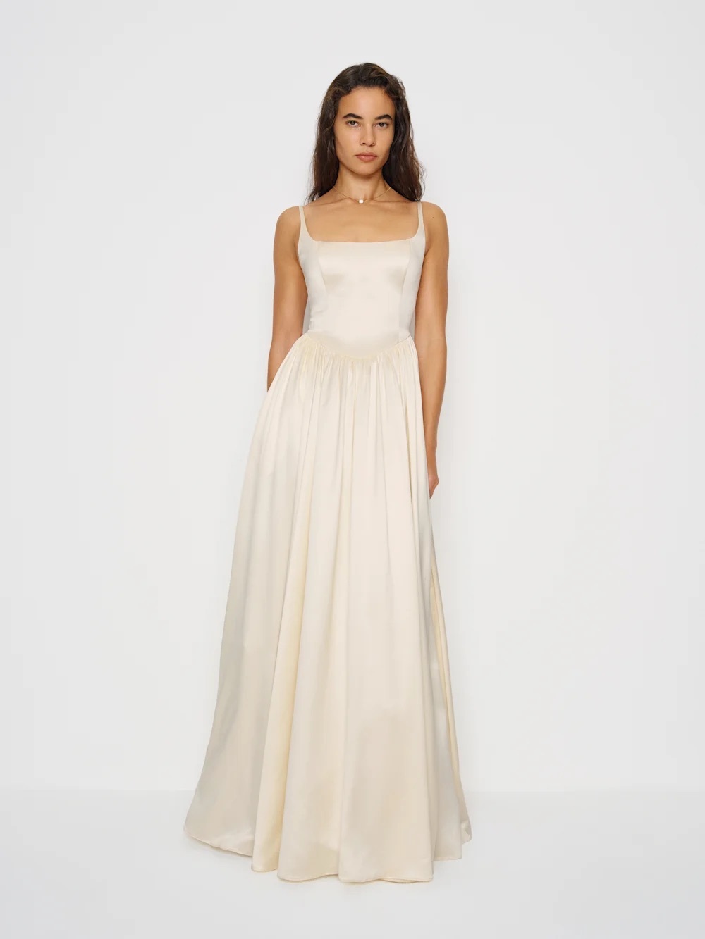 NEW NWT Reformation Liz Silk Dress, Ivory, sz 4 🤍